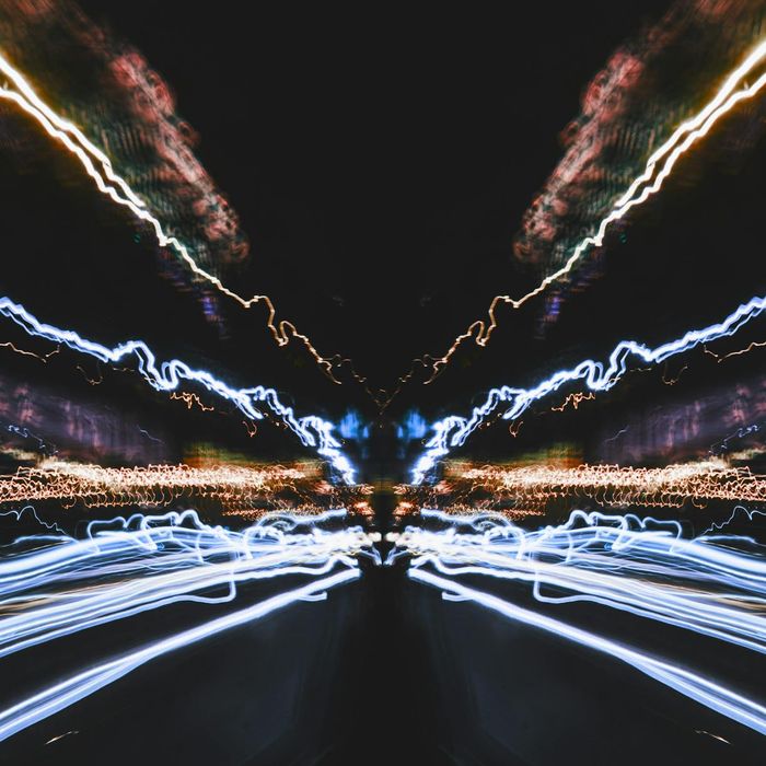 Symmetrical abstract art symbolizing energy flow and inner peace